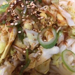 長ネギたっぷりぶっかけうどん